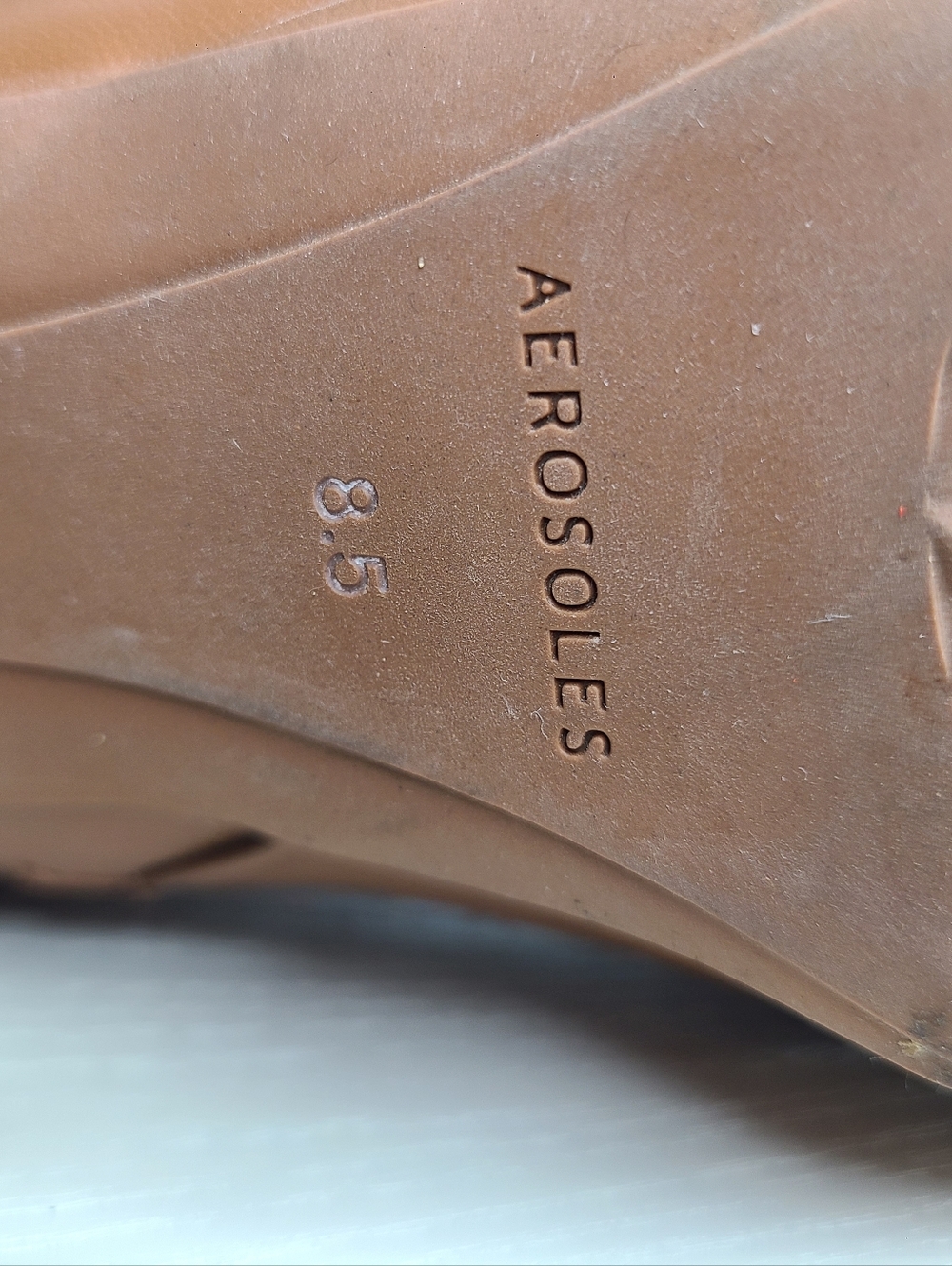 Aerosoles Brown Platform Boots π€ Size 8.5 Y2K - Picture 10 of 14